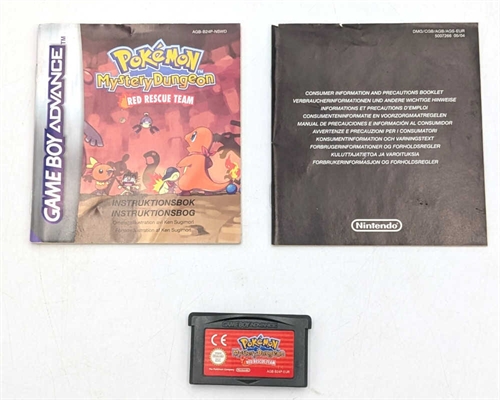 Pokemon Mystery Dungeon Red Rescue Team - Original Æske - Gameboy Advance (B Grade) (Genbrug)